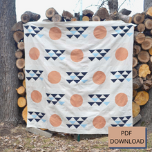 Load image into Gallery viewer, Blossom Moon Quilt Pattern
