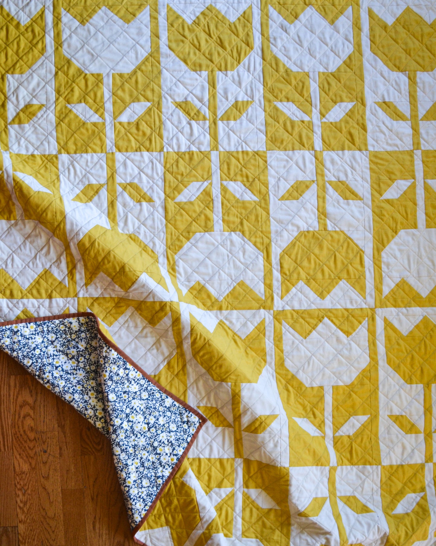 Flower Block Quilt Pattern