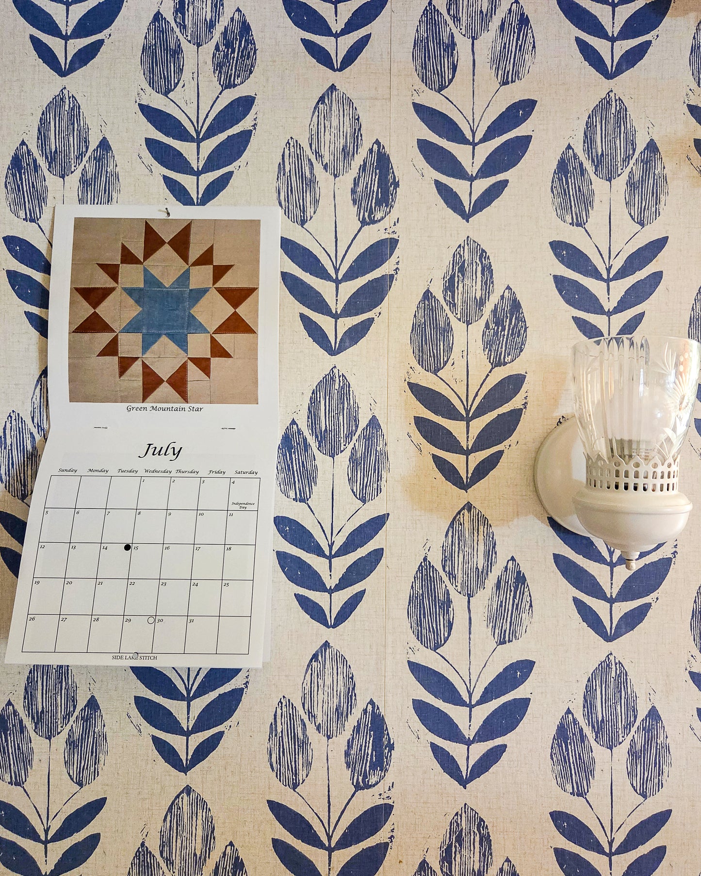 2026 Traditional Quilt Block Wall Calendar - Pre-order