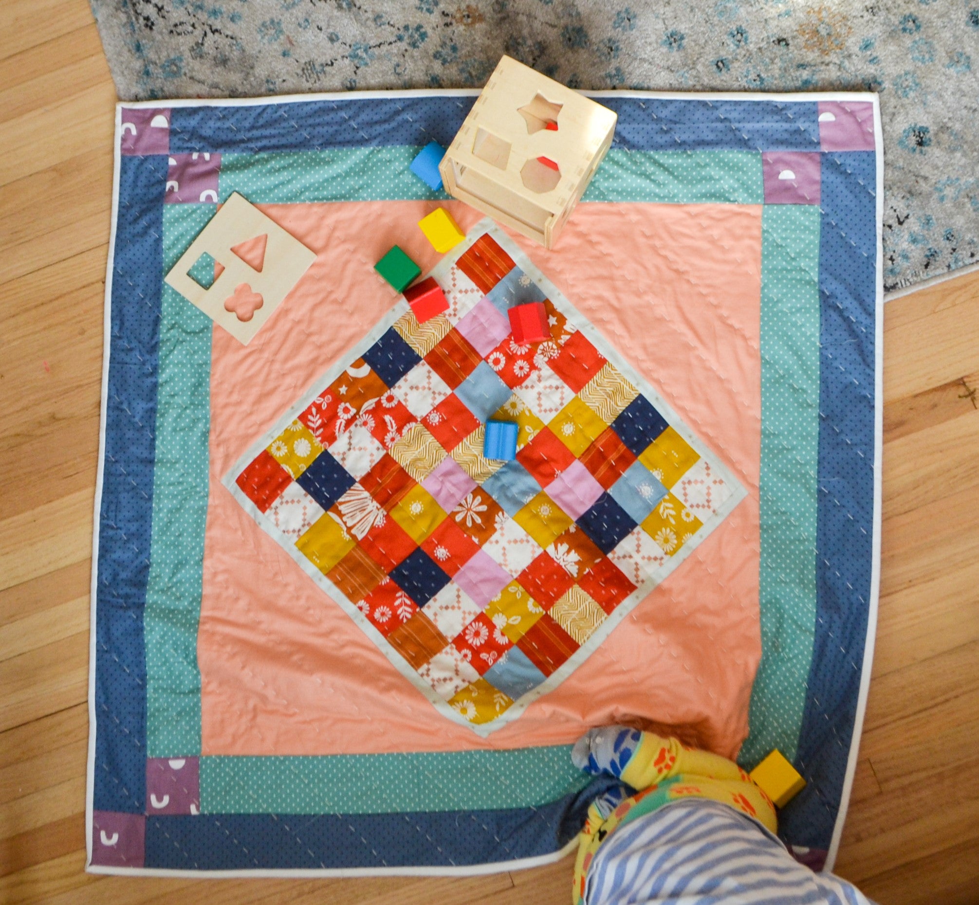 Baby hand 2024 quilt