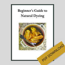 Load image into Gallery viewer, Beginner&#39;s Guide to Natural Dyeing
